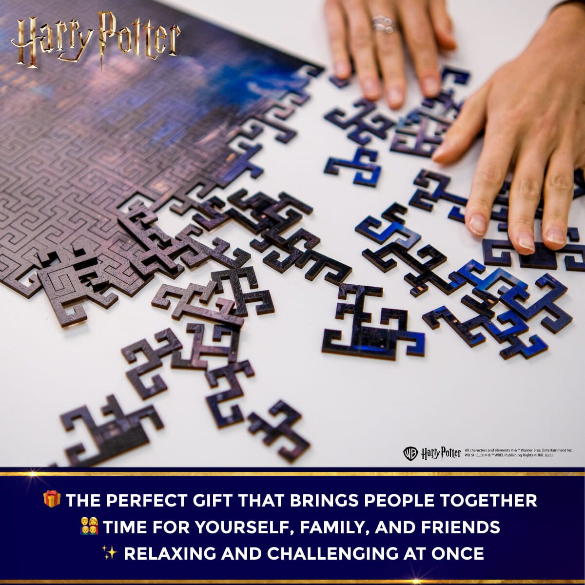 Wooden Maze Puzzle Harry Potter™ Hogwarts Castle Night - Woods Story