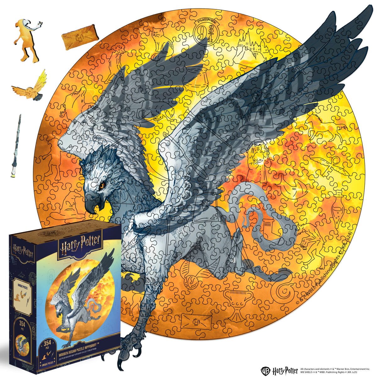 Wooden Puzzle Harry Potter™ Hippogriff - Woods Story