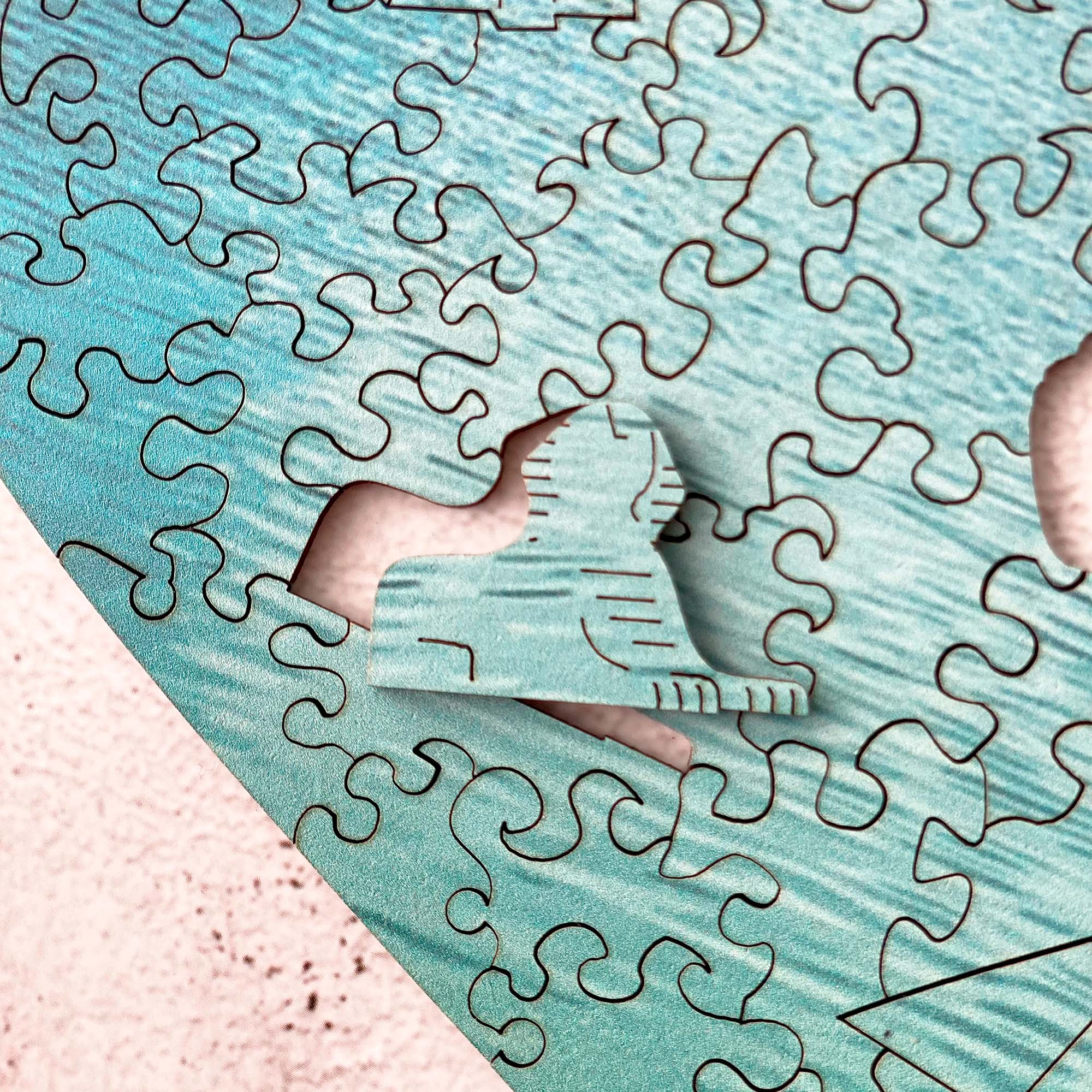 Custom Wooden Jigsaw Puzzle Photo Puzzle - Travel