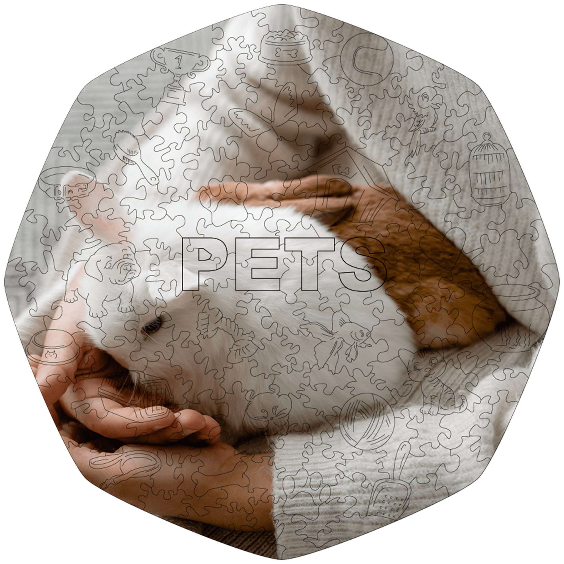 Custom Wooden Puzzle - Pets - Woods Story