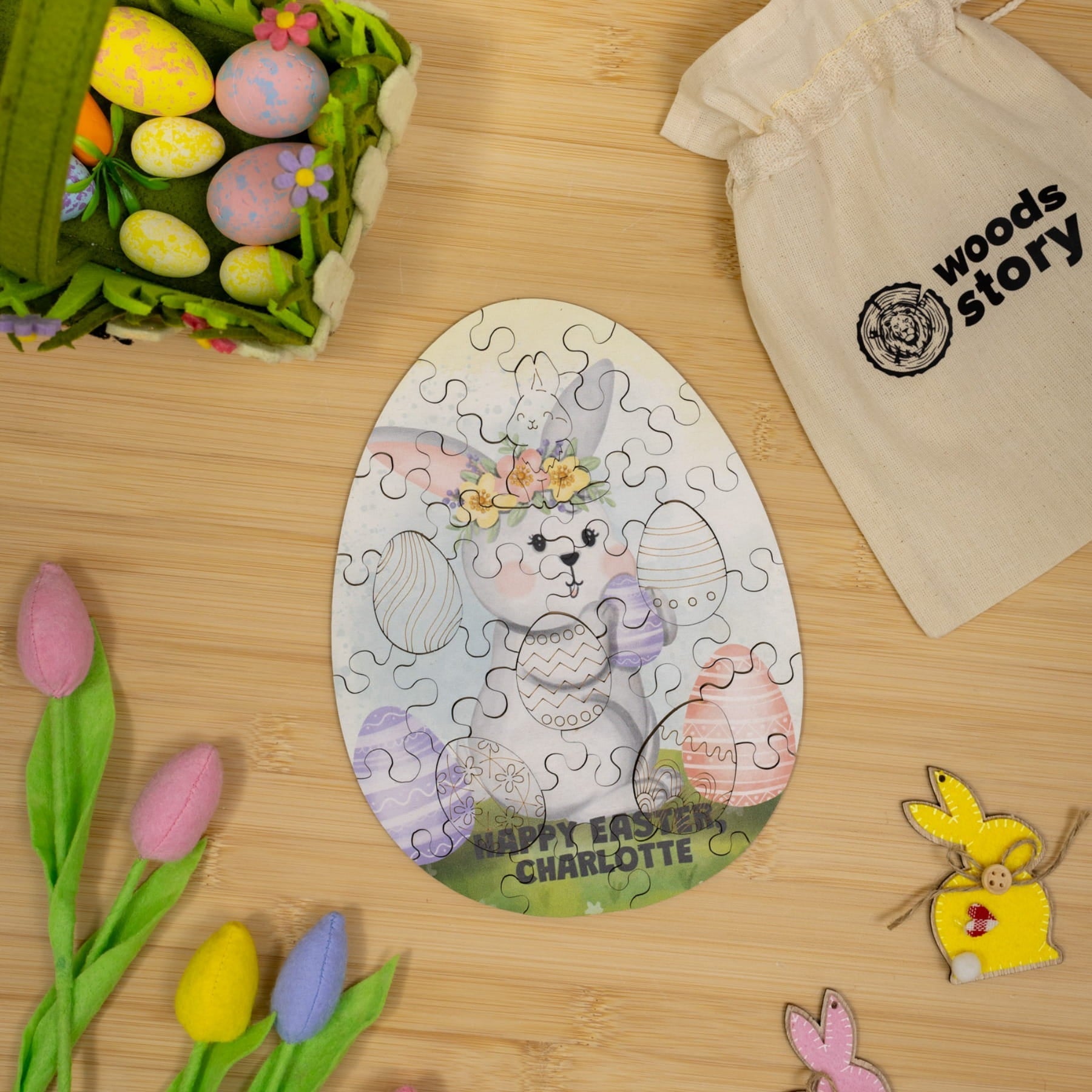 Easter Puzzles for Kids - Woods Story