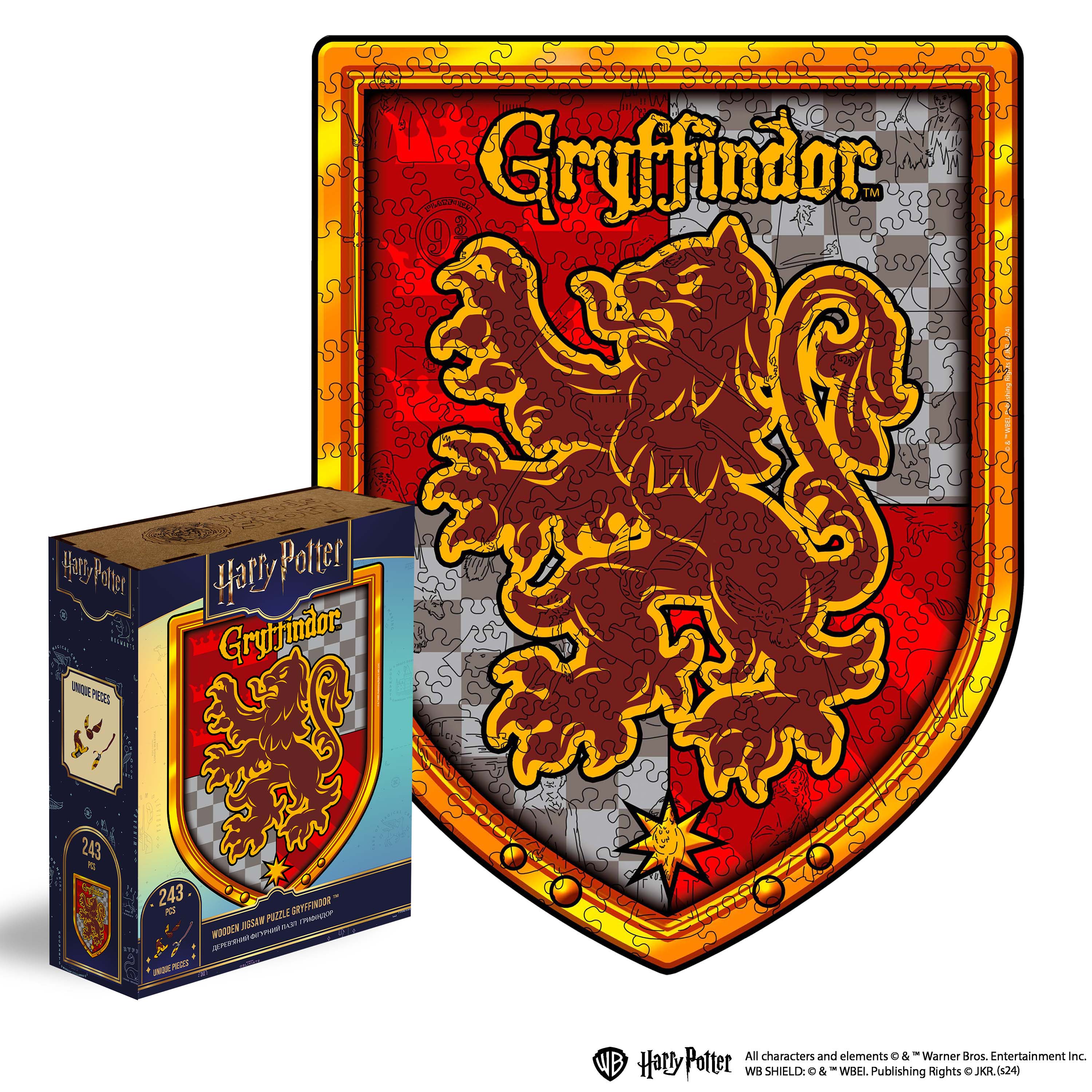 Wooden jigsaw puzzle Harry Potter Gryffindor™