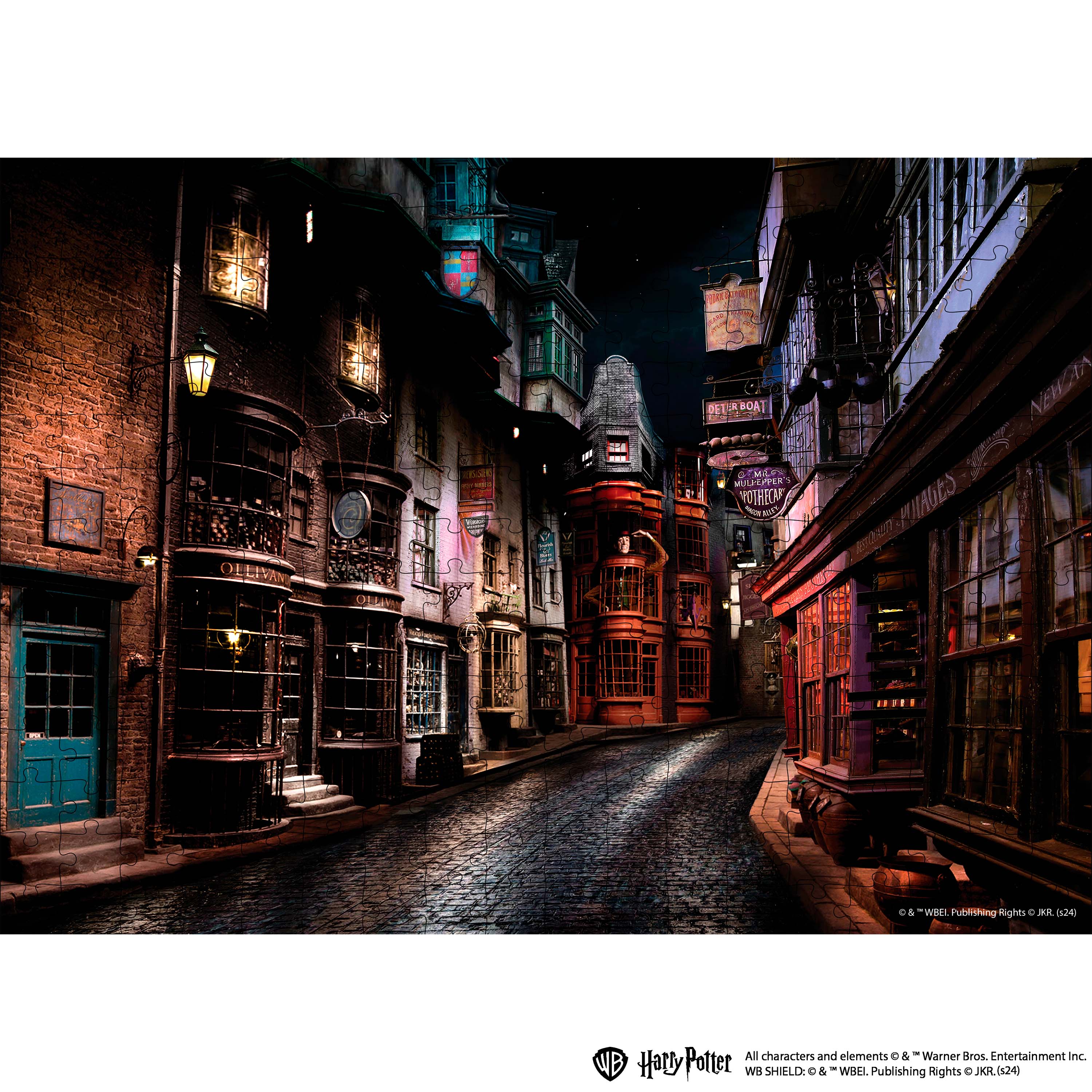 Wooden jigsaw classic puzzle Harry Potter Diagon Alley™