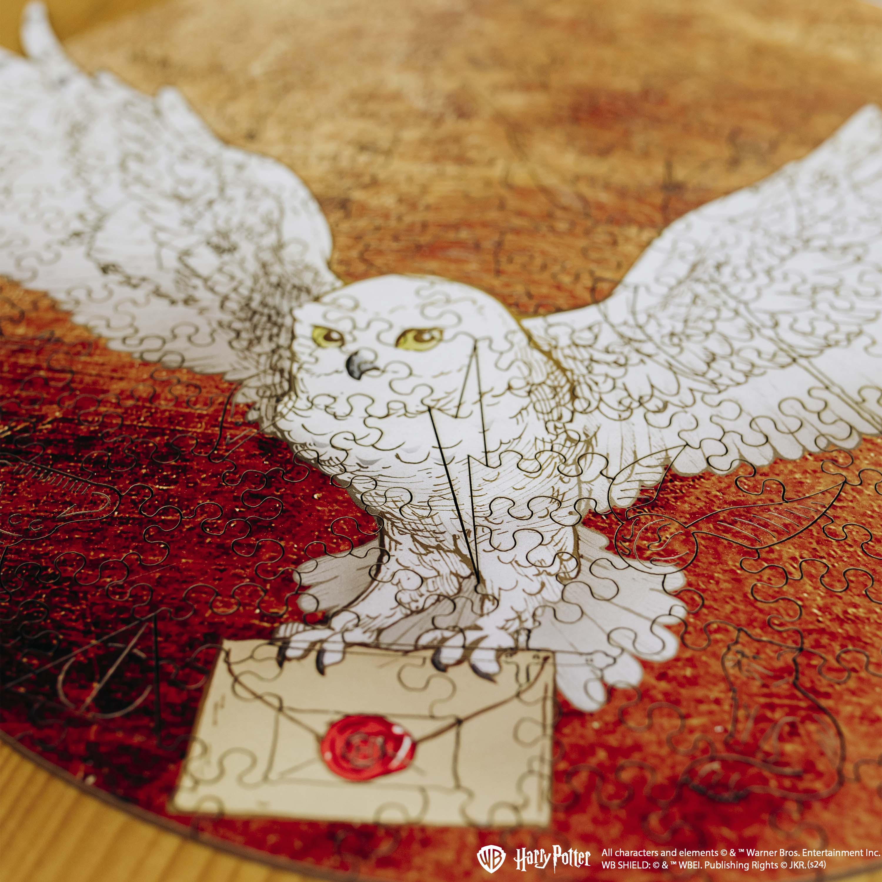 Wooden jigsaw puzzle Harry Potter Hedwig™