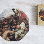 Wooden Jigsaw Puzzle Zaporozhians write a letter (Ilya Repin)