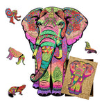 Wooden Jigsaw Puzzle Elephant