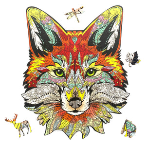 Wooden Jigsaw Puzzle Fox