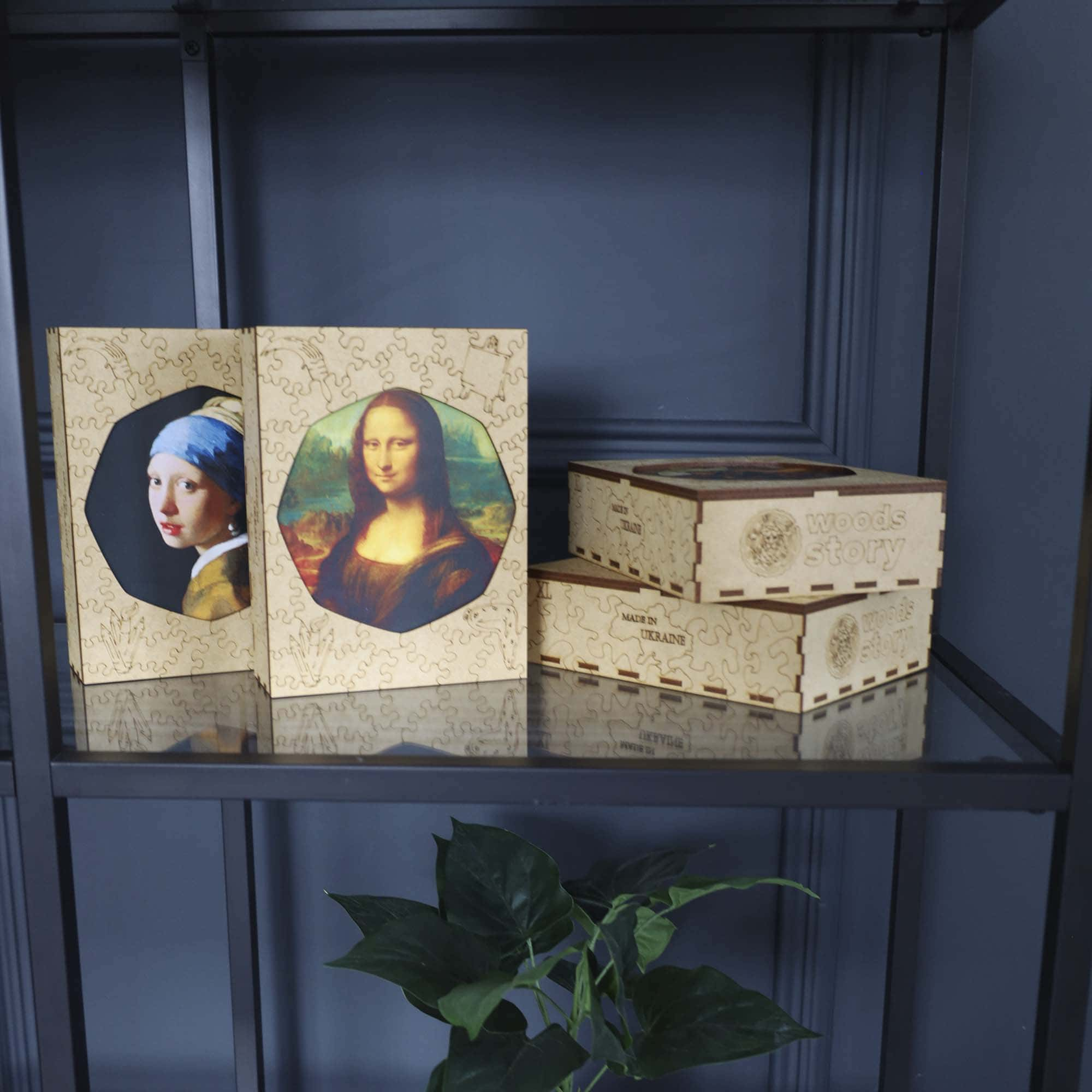 Wooden Jigsaw Puzzle Mona Lisa (Leonardo da Vinci)