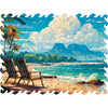 Wooden Jigsaw Puzzle Sea view