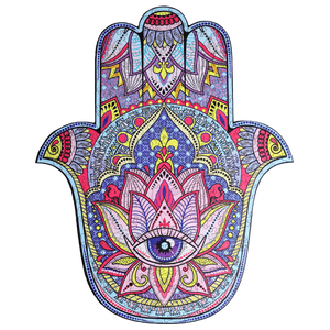 Wooden Jigsaw Puzzle Hamsa