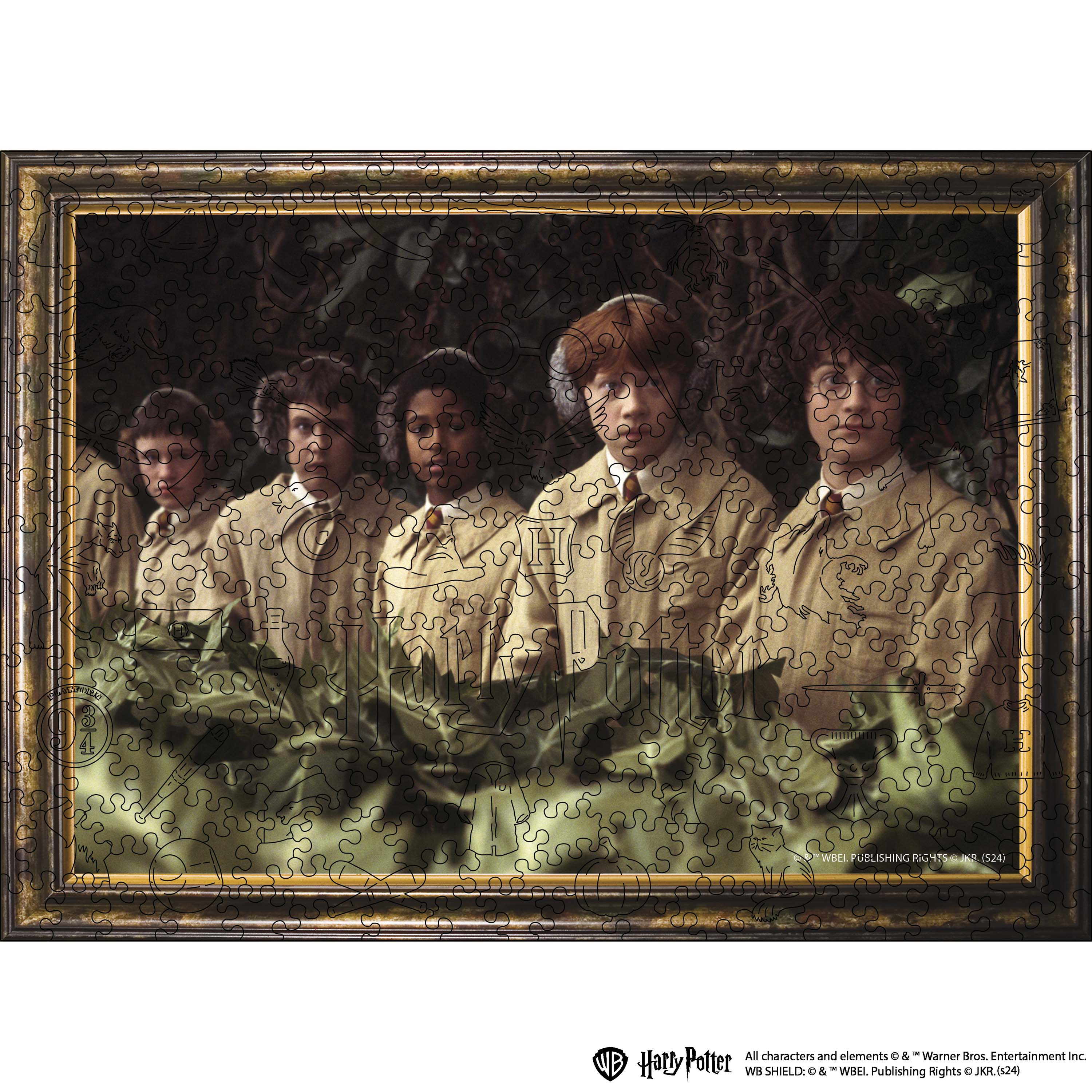 Wooden jigsaw puzzle Harry Potter™ Herbology