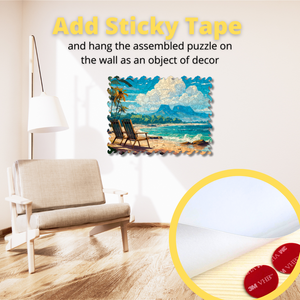 Wooden Jigsaw Puzzle Sea view