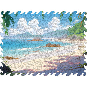 Wooden Jigsaw Puzzle Beautiful sea landscape