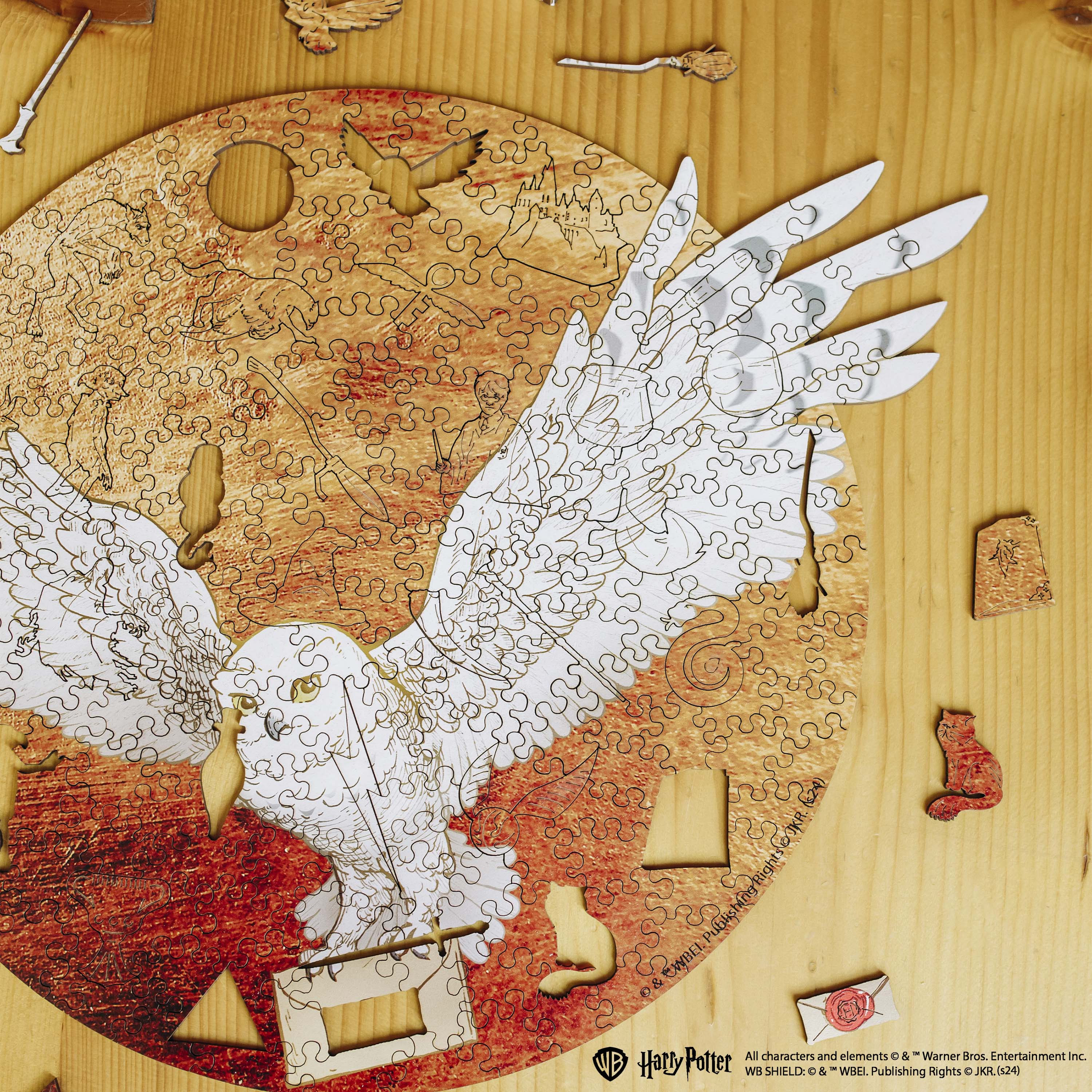 Wooden jigsaw puzzle Harry Potter Hedwig™