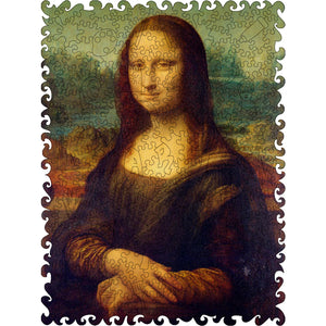 Wooden Jigsaw Puzzle Mona Lisa (Leonardo da Vinci)