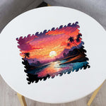 Wooden Jigsaw Puzzle Sea sunset