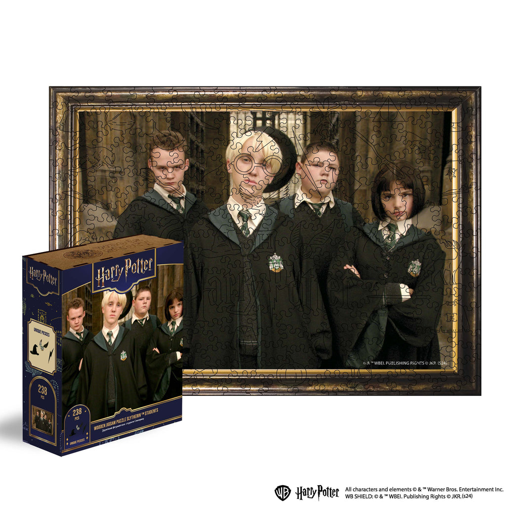 Wooden jigsaw puzzle Harry Potter Slytherin™ students