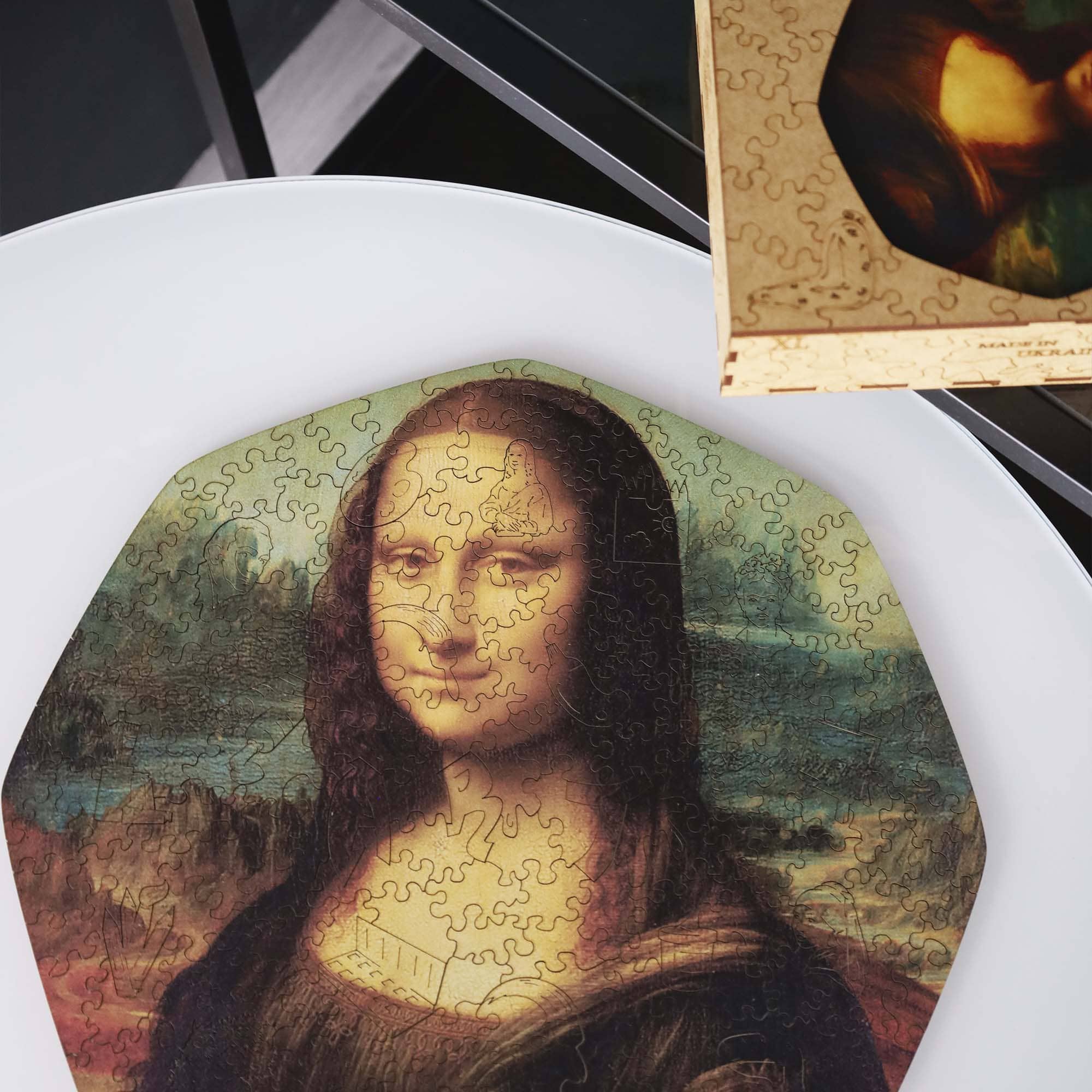 Wooden Jigsaw Puzzle Mona Lisa (Leonardo da Vinci)