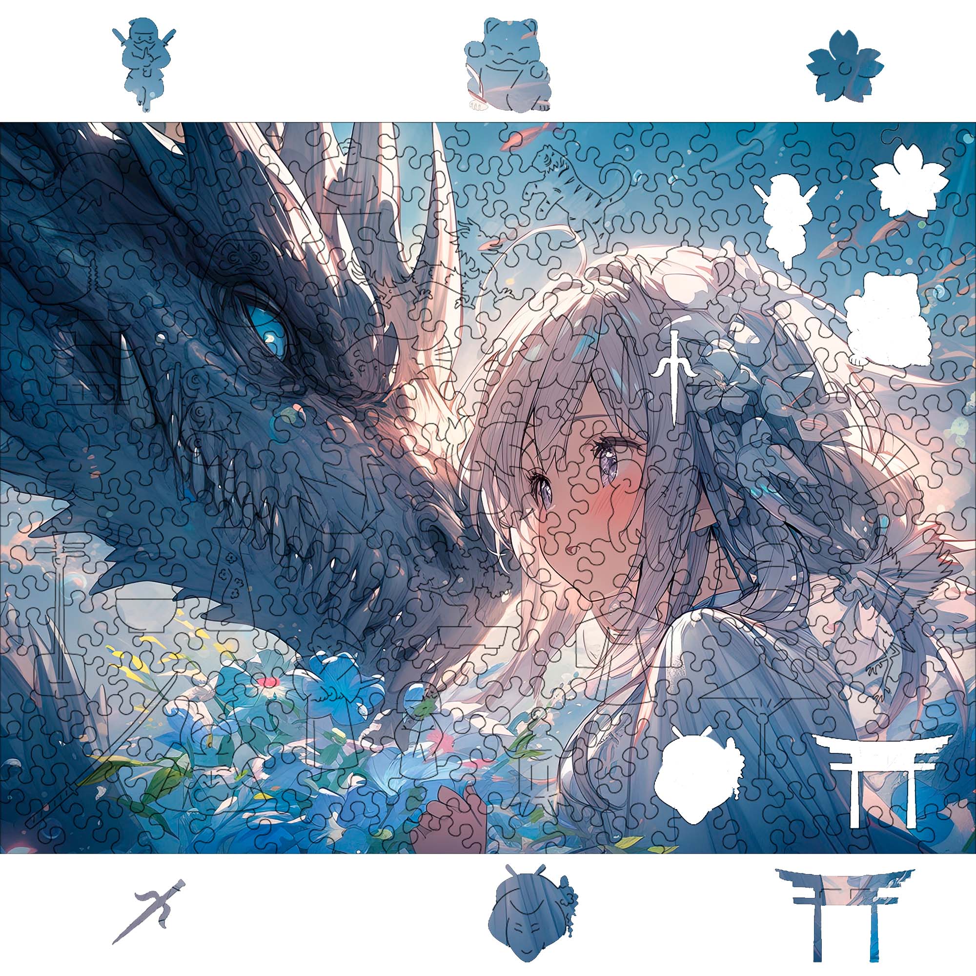 Wooden Jigsaw Puzzle Anime