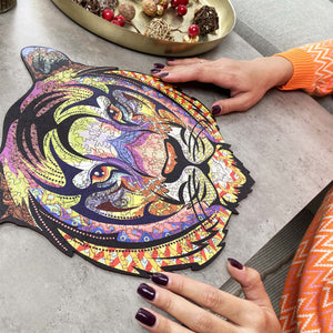 Wooden Jigsaw Puzzle Tiger