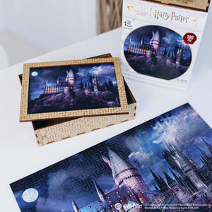 Wooden jigsaw maze puzzle Harry Potter Hogwarts Castle™ Night