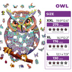 Wooden Jigsaw Puzzle Owl