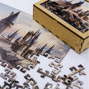 Wooden jigsaw maze puzzle Harry Potter Hogwarts Castle™