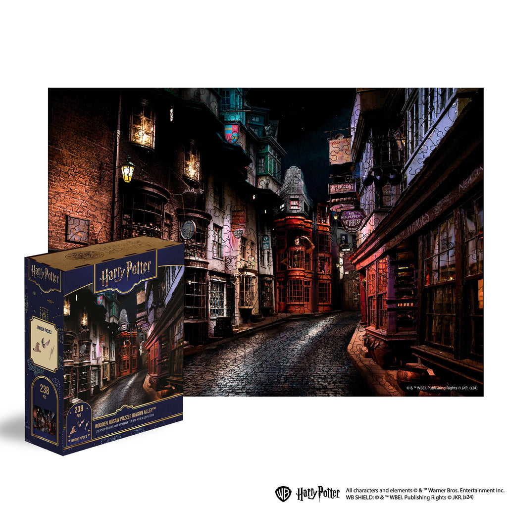 Wooden jigsaw puzzle Harry Potter Diagon Alley™