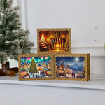 Wooden Jigsaw Puzzle Winter Night