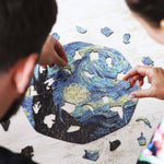 Wooden Jigsaw Puzzle The Starry Night (Vincent van Gogh)