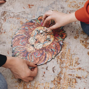 Wooden Jigsaw Puzzle Lion