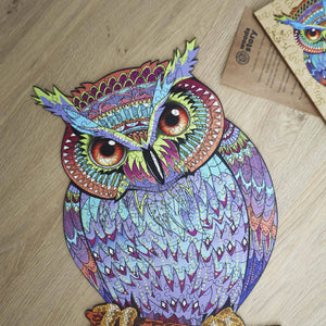 Wooden Jigsaw Puzzle Owl