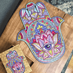 Wooden Jigsaw Puzzle Hamsa