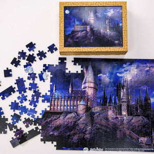 Wooden jigsaw classic puzzle Harry Potter Hogwarts Castle™ Night