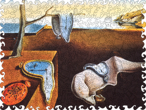 Wooden Jigsaw Puzzle The Persistence of Memory (Salvador Dali)