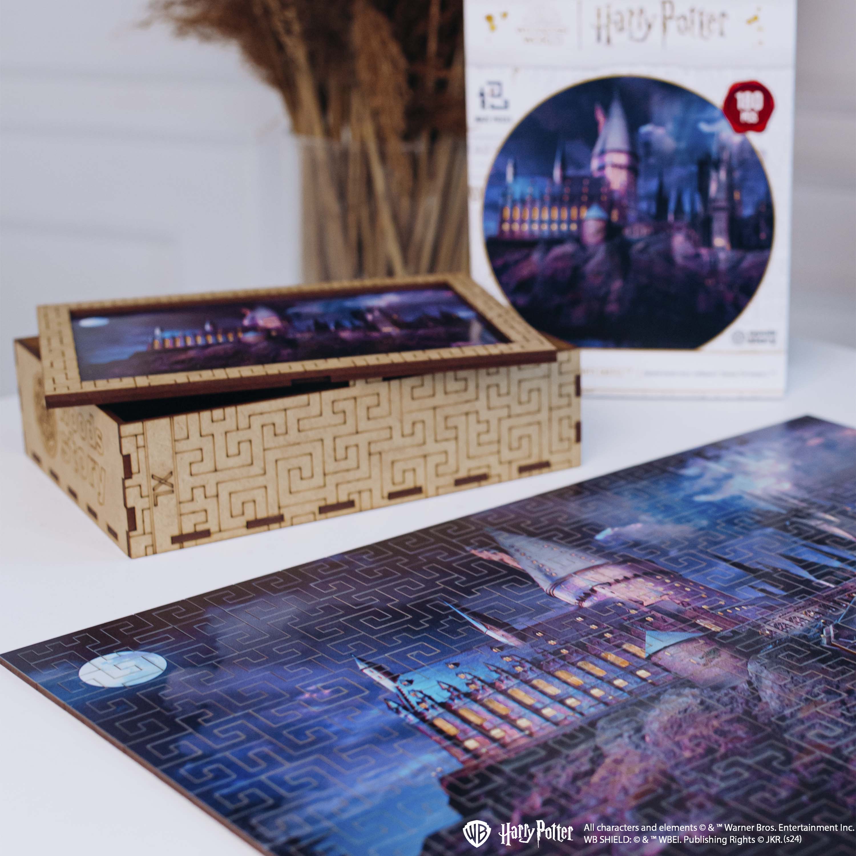 Wooden jigsaw maze puzzle Harry Potter Hogwarts Castle™ Night