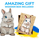 Wooden Jigsaw Puzzle Rabbit