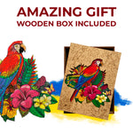 Wooden Jigsaw Puzzle Ara Parrot