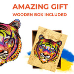 Wooden Jigsaw Puzzle Tiger