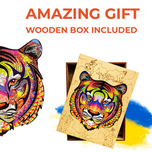 Wooden Jigsaw Puzzle Tiger