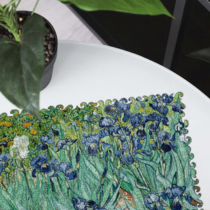 Wooden Jigsaw Puzzle Irises (Vincent Van Gogh)