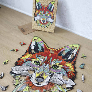 Wooden Jigsaw Puzzle Fox