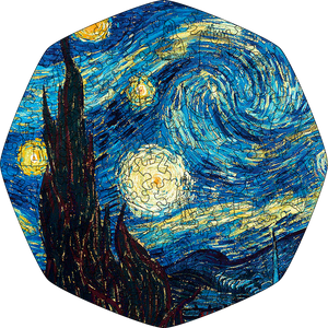 Wooden Jigsaw Puzzle The Starry Night (Vincent van Gogh)