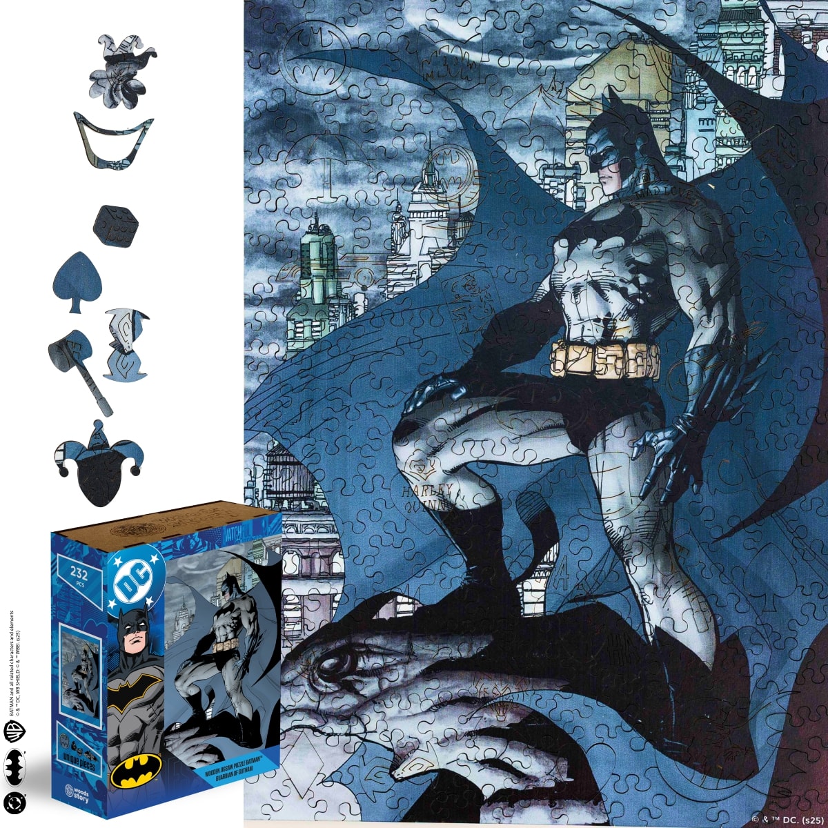 Figured Wooden Puzzle Batman™ - Guardian of Gotham