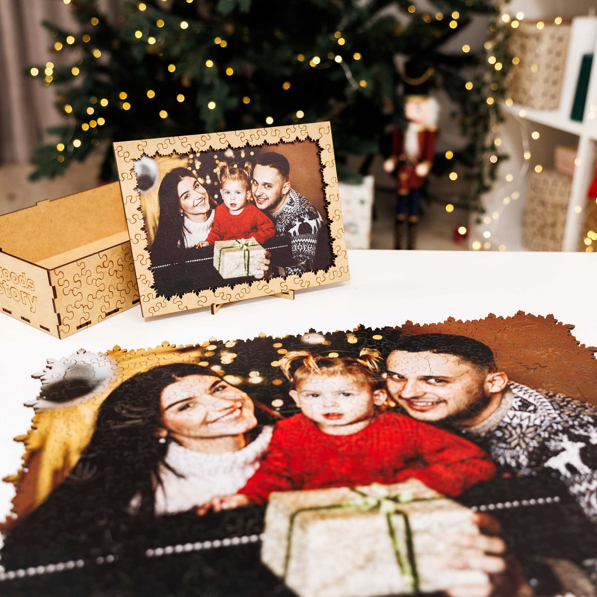 Christmas Memories Wooden Puzzle - Woods Story