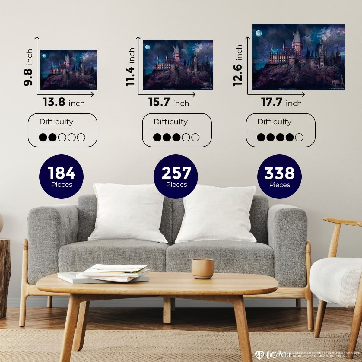 harry potter puzzle castle