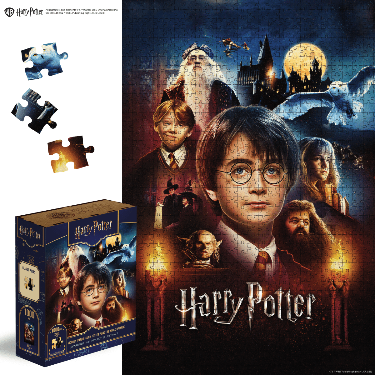 Classic Wooden puzzle "Harry Potter and the World of Magic" - Woods Story