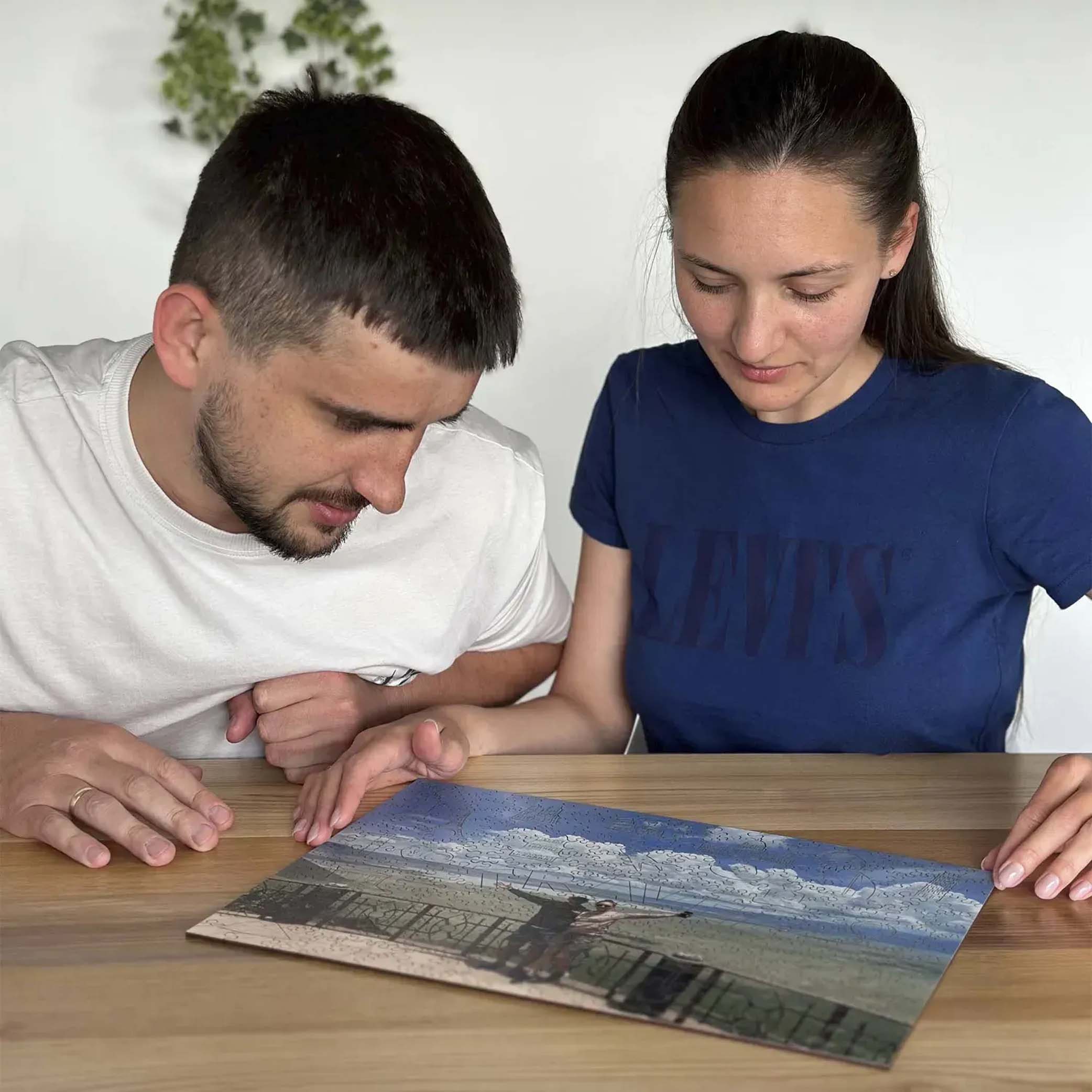 Custom Wooden Jigsaw Puzzle Travel - Woods Story