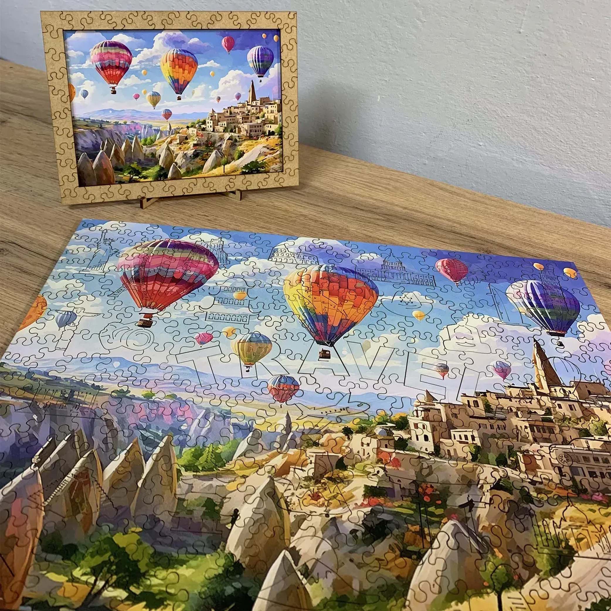 Custom Wooden Puzzle - Travel Memories - Woods Story