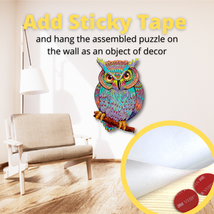 Wooden Jigsaw Puzzle Owl